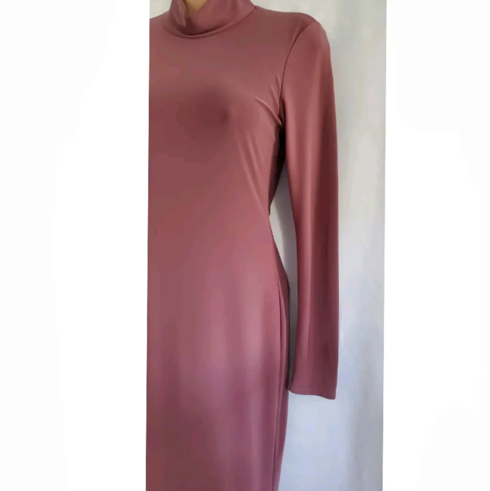Women Fashion Nova Love Your FN Body Red Brown Stretch Long Sleeve Fully Size M - Picture 4 of 11